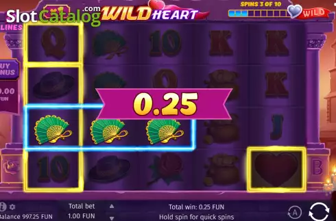 Скрин3. Wild Heart слот