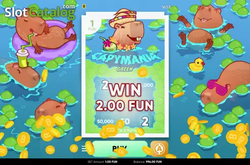 Скрин3. Capymania Green слот