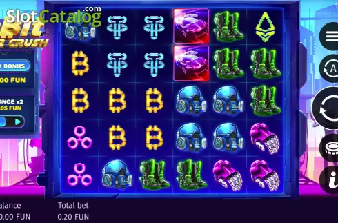 Скрин2. mBit Cyber Crush слот