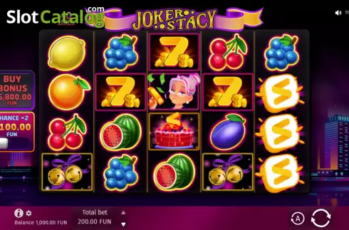 Скрин2. Joker Stacy слот