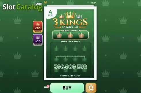 Скрин2. 3 Kings Scratch слот