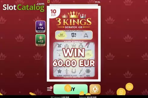 Скрин3. 3 Kings Scratch слот