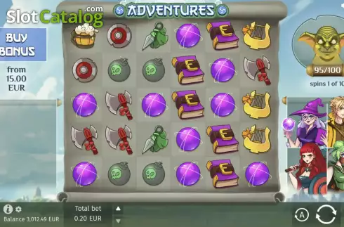 Скрин2. Adventures слот