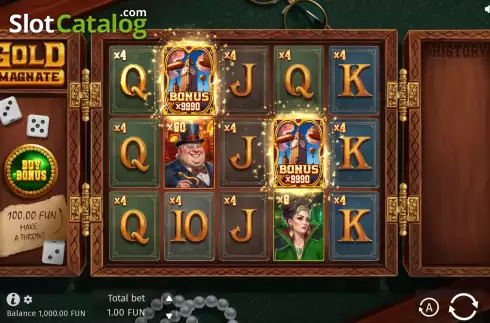 Скрин3. Gold Magnate слот