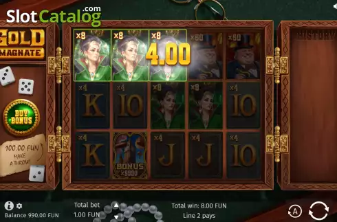 Скрин4. Gold Magnate слот