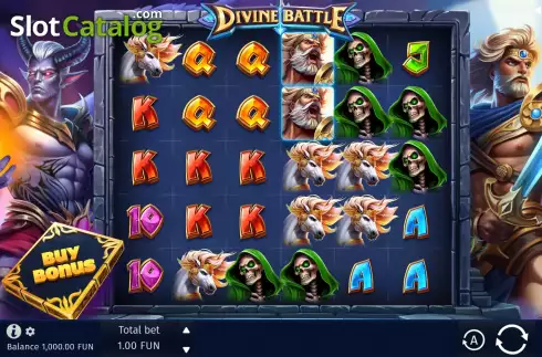 Скрин3. Divine Battle слот