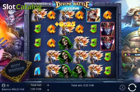 Скрин4. Divine Battle слот