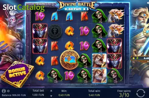 Скрин8. Divine Battle слот