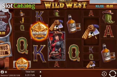 Скрин2. Wild West Trueways слот