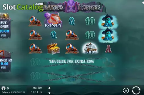 Скрин3. Kraken's Hunger слот