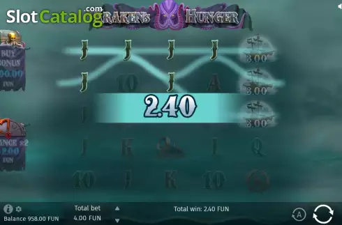 Скрин5. Kraken's Hunger слот