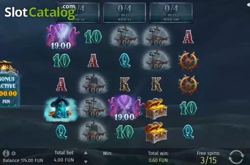Скрин9. Kraken's Hunger слот