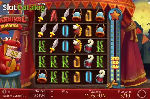 Скрин9. Carnival Bonanza слот