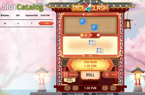Скрин3. Dice Clash слот
