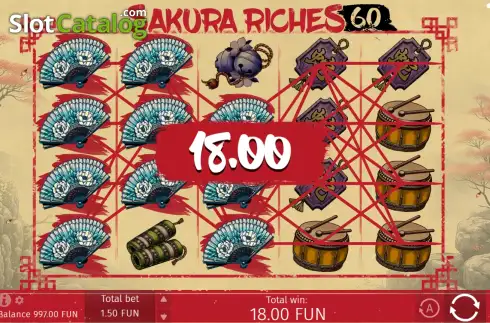 Скрин3. Sakura Riches 60 слот