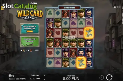 Скрин3. Wild Card Gang слот