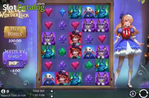 Скрин2. Alice WonderLuck слот