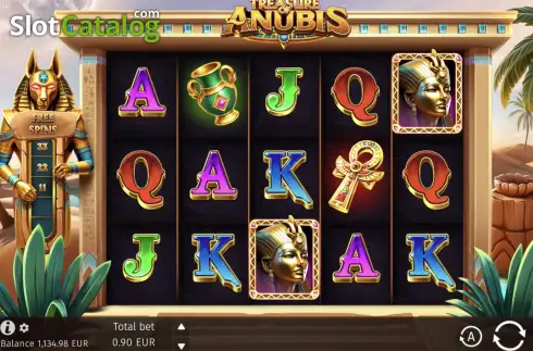 Скрин2. Treasure of Anubis слот