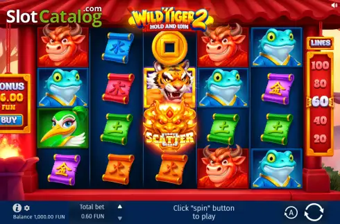 Скрин2. Wild Tiger 2 слот