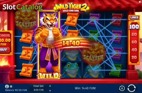Скрин3. Wild Tiger 2 слот