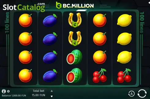 Скрин2. BC Million слот