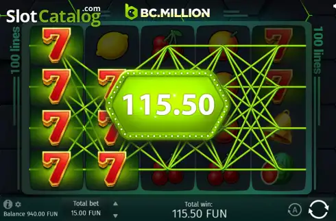 Скрин3. BC Million слот
