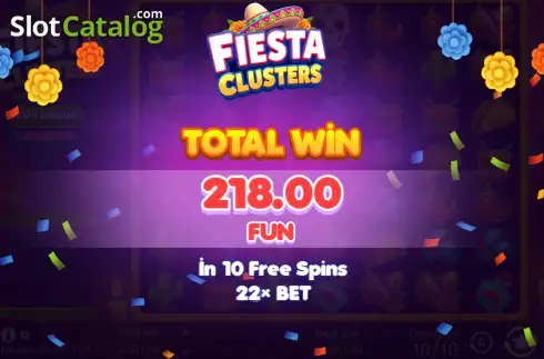 Скрин3. Fiesta Clusters слот