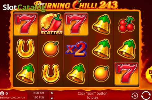 Скрин2. Burning Chilli 243 слот