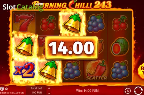 Скрин3. Burning Chilli 243 слот