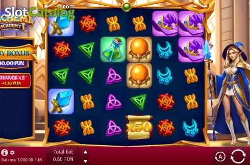 Скрин2. Alchemy Academy слот