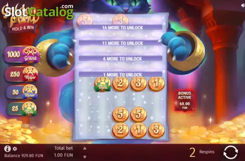 Скрин3. Golden Paw Hold & Win слот