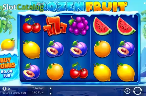Скрин2. Frozen Fruit слот