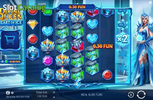 Скрин3. Divine Queen: Heart of Ice слот