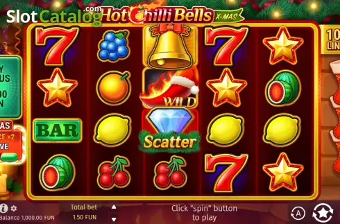 Скрин2. Hot Chilli Bells 100 слот
