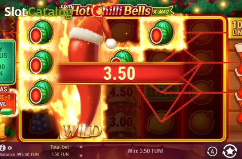 Скрин3. Hot Chilli Bells 100 слот