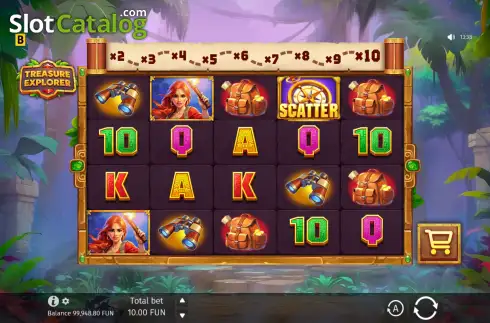 Скрин2. Treasure Explorer слот