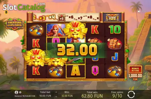 Скрин3. Treasure Explorer слот