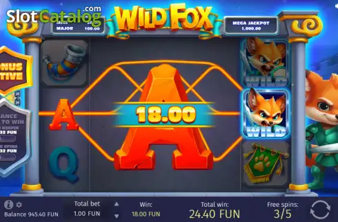 Скрин3. Wild Fox слот