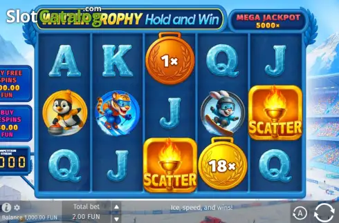 Скрин2. Winter Trophy Hold and Win слот