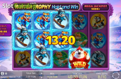 Скрин3. Winter Trophy Hold and Win слот