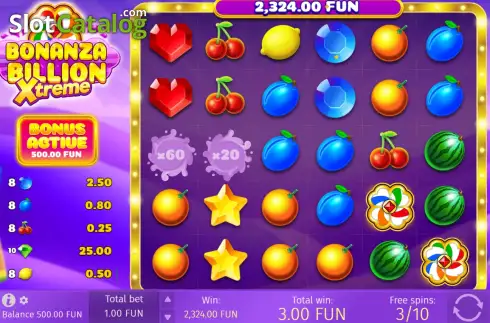Скрин3. Bonanza Billion Xtreme слот