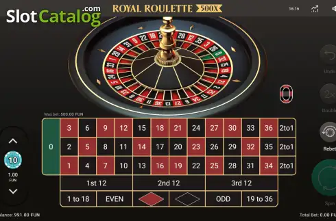 Скрин2. Royal Roulette 500x слот