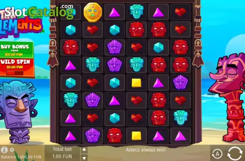 Скрин2. Tiki Elements слот