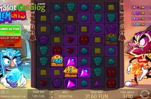 Скрин3. Tiki Elements слот