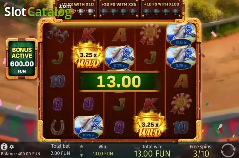 Скрин3. Derby Rush слот