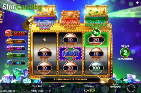Скрин3. Bling Blitz Diamond Drop слот