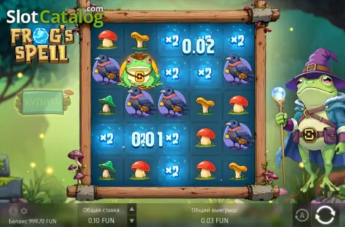 Скрин3. Frog's Spell слот