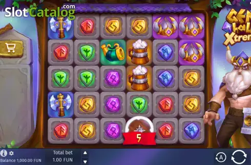 Скрин2. Gemhalla Xtreme слот