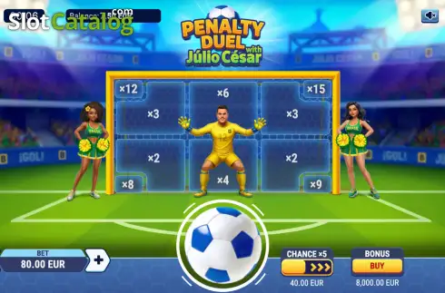 Скрин2. Penalty Duel with Júlio César слот