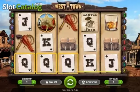 Скрин3. West Town слот